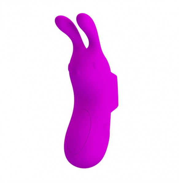 PRETTY LOVE - Bunny Finger Vibrator (Chargeable - Purple)